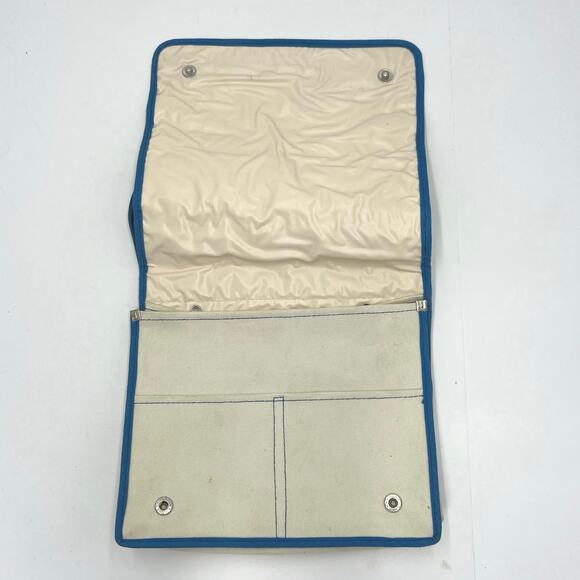 Vintage 1980's Smurf School Childrens Backpack Book Bag 9.5"x10" RARE - Picture 5 of 9